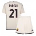 AS Roma Paulo Dybala #21 Kopio Lastenvaatteet Vieras Pelipaita Lasten 2023-24 Lyhyet Hihat (+ shortsit)